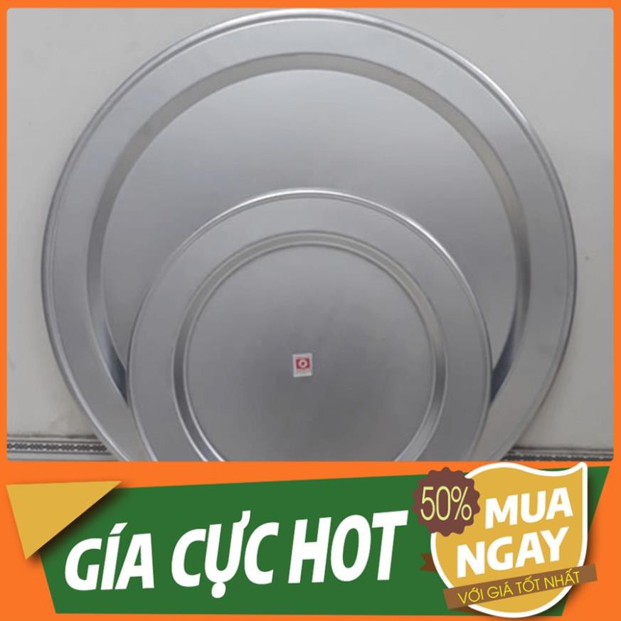 Mâm nhôm ăn cơm, đường kính chuẩn 53cm, hàng loại 1