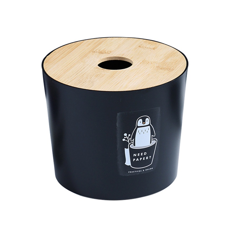 Hộp Đựng Khăn Giấy Cuộn Hình Tròn Tiện Dụng Cho Gia Đình