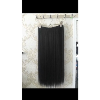 Tóc giả tóc kẹp u duỗi thẳng dài 60 cm
