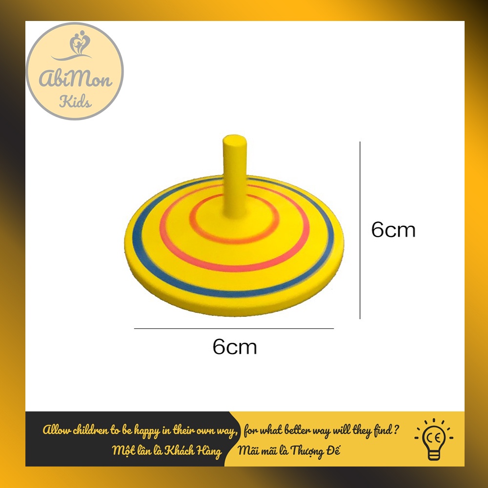 Con Quay Bằng Gỗ Cho Bé ☘️ Montessori cao cấp ✨ (Đồ chơi Gỗ - Đồ chơi Giáo Dục - An toàn - Thông minh)