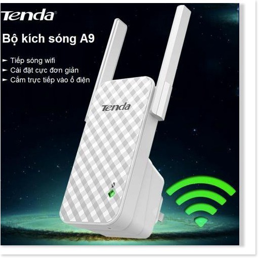 ⚡ Cục Hút Sóng Wifi Cho Điện Thoại, Thiết Bị Kích Sóng, Bộ Khuếch Đại Sóng Wifi Tenda A9 Pro - Bảo Hành Uy Tín 👉HD Plaza