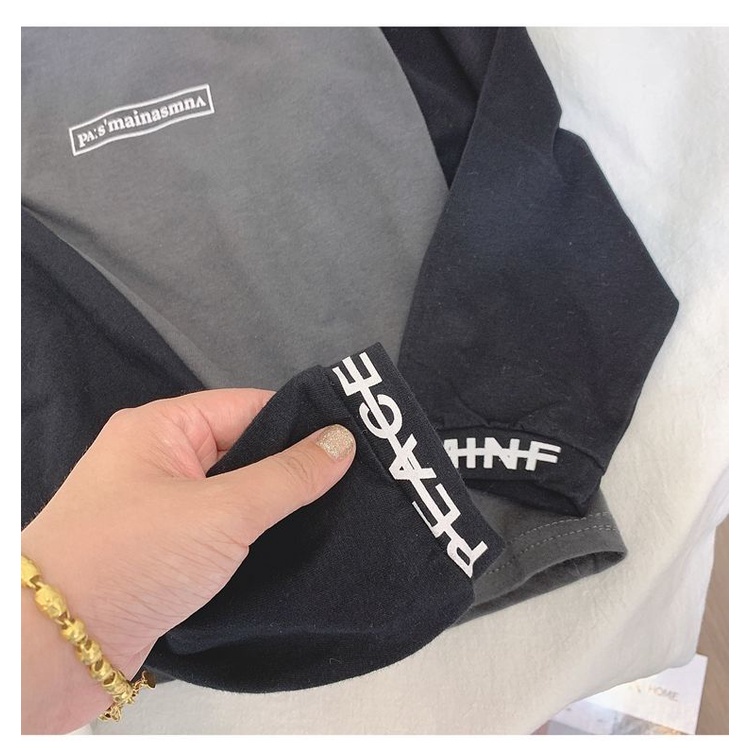 Áo Thun Cotton Tay Dài Phong Cách Hàn Quốc 2022 Cho Bé Trai