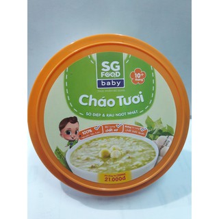 CHÉN CHÁO TƯƠI SÒ ĐIỆP VÀ RAU NGÓT NHẬT 240gr