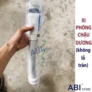 Xi phông chậu rửa mặt nhấn xả hãng AG Việt Nam cao cấp, xi phông lavabo dương chậu không lỗ tràn