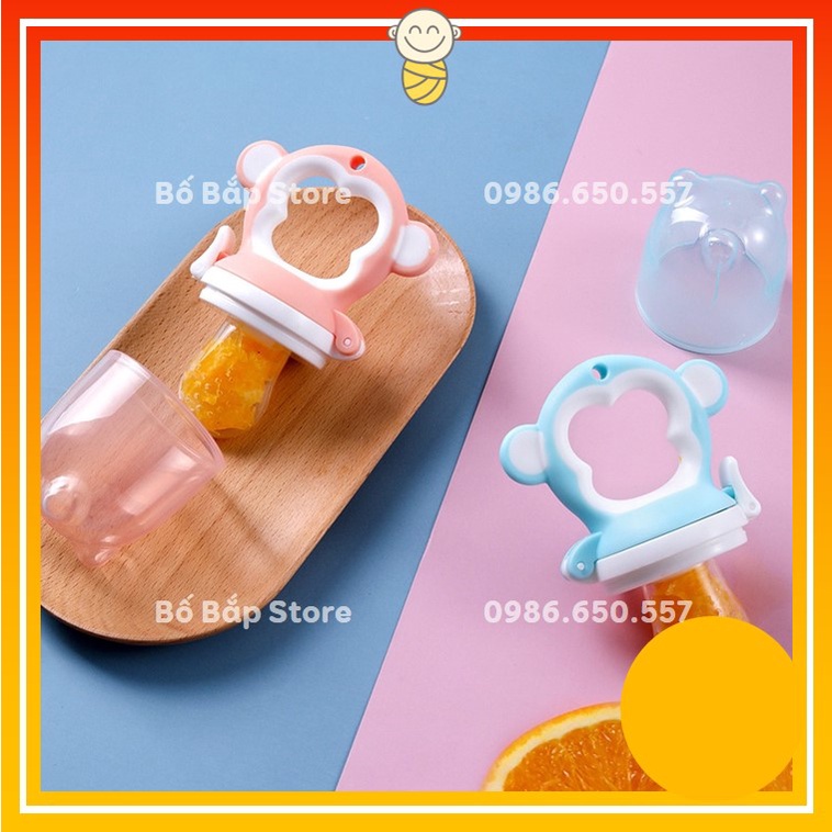 Túi Nhai Ăn Dặm VCOOL Cho Bé, Núm Nhai Ăn Trái Cây, Hoa Quả Chống Hóc Cho Trẻ