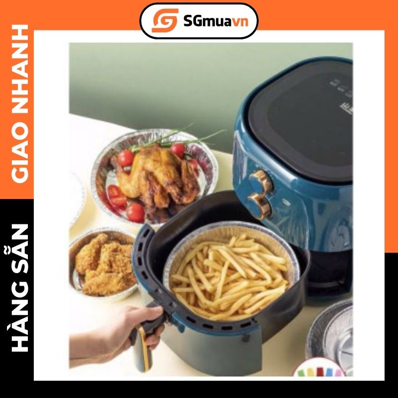 Khuôn giấy bạc nướng, khay đựng thực phẩm lót NCKD và các loại lò nướng, nướng trực tiếp trên bếp gas