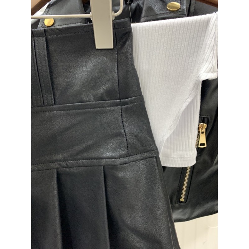 Áo yếm / jk da / chân váy da