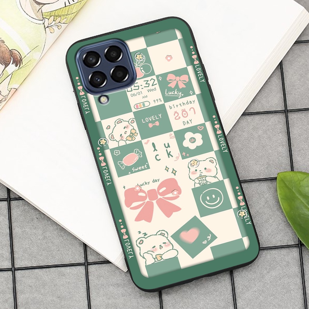 Ốp lưng Samsung Galaxy M33 5G / M53 / M62/ M63 in hình cao cấp mẫu kẻ caro,mikenbe@r siêu hot