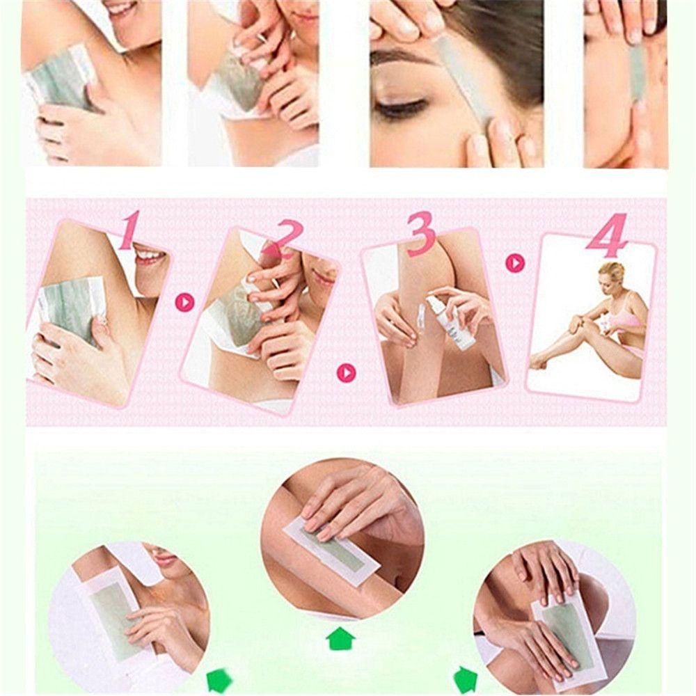 Set 4 Cặp / 8 Cặp Băng Keo Dán Định Hình Lông Mày / Mặt / Toàn Thân Không Dệt Cho Nữ EUCA