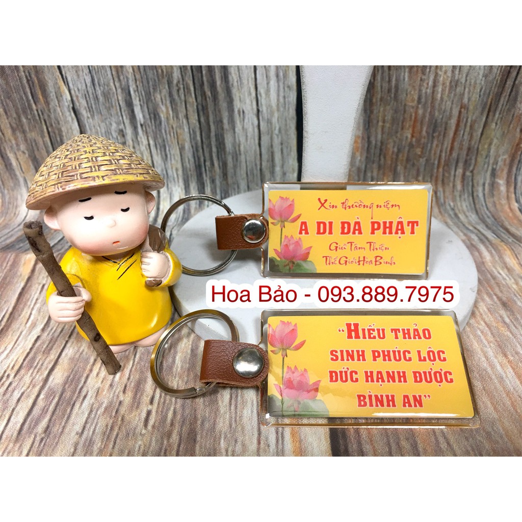 Móc khoá A Di Đà Phật  Đẹp &amp; Bền