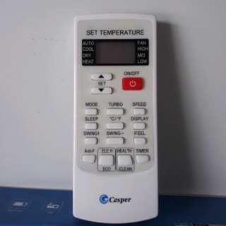 Điều khiển điều hoà CASPER dùng cả 1 và 2 chiều