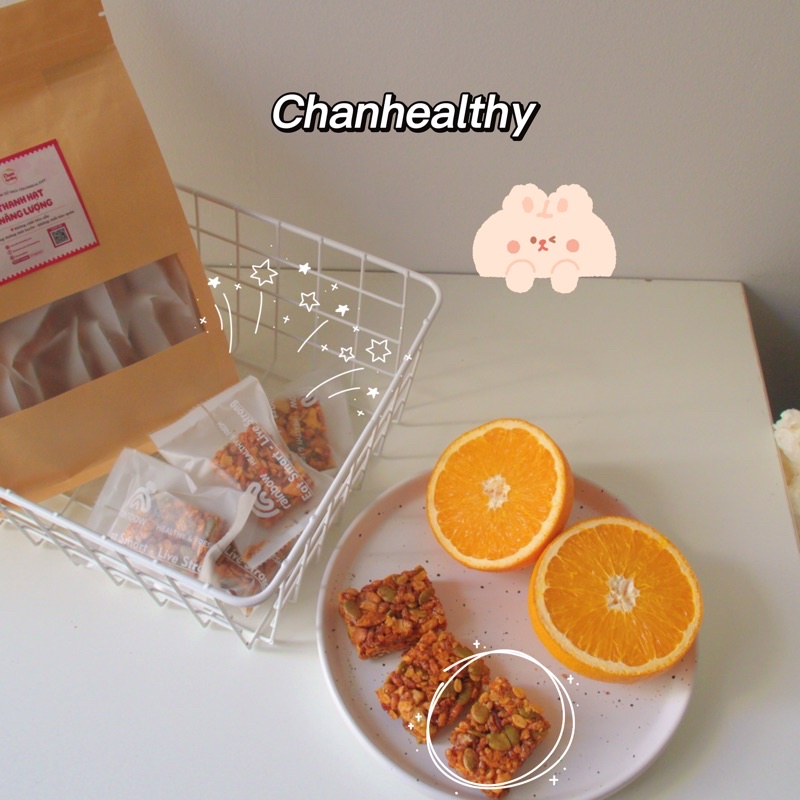 Thanh hạt năng lượng - Ăn vặt giảm cân Chanhealthy