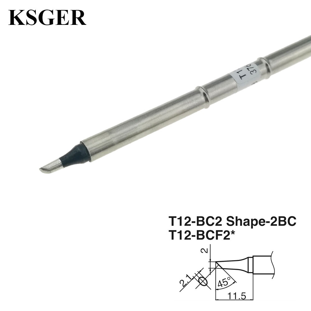 Đầu Hàn KSGER T12-J02 ILS K BC2 KU T12 STM32 OLED / LED Chất Lượng Cao Cho FX9501 7S