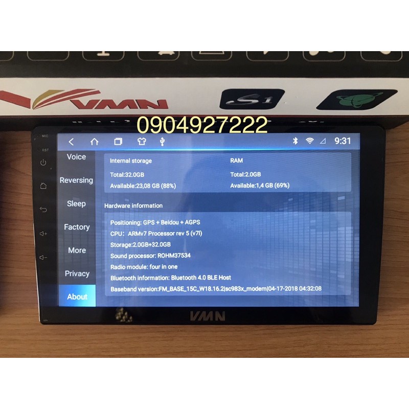 Màn hình Android Theo xe SoLuTo 2019 - 2020 ( tặng bản đồ Vietmaps1 trị giá 500k)