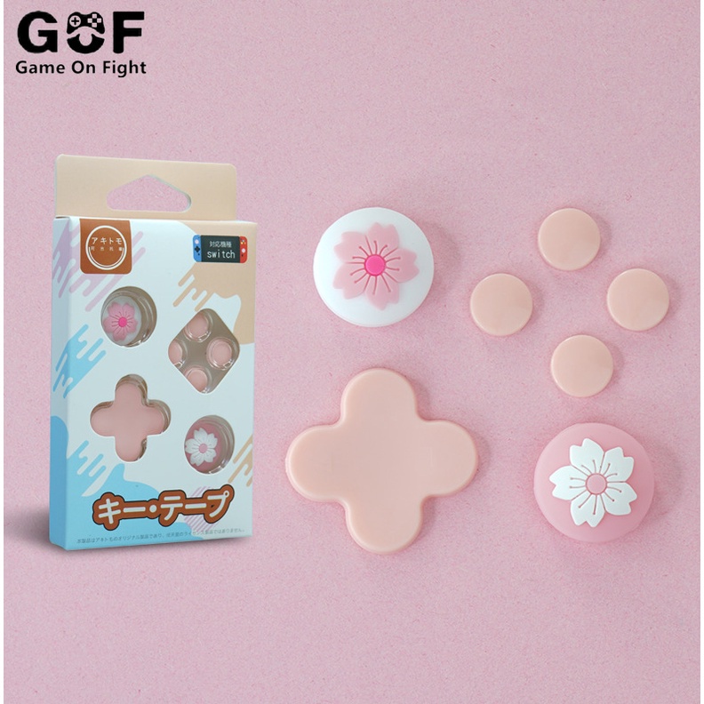 Ốp bảo vệ nút điều khiển máy chơi game Nintendo Switch hình dấu chân mèo nhiều màu sắc tùy chọn | BigBuy360 - bigbuy360.vn