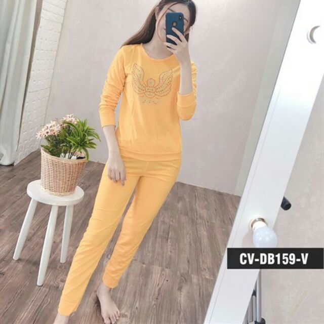Đồ bộ thun da cá dày dặn mềm mịn cực xinh, mẫu mã siêu dễ thương nha khách ơi 😊Nhiều màu vô cùng đẹp 😉