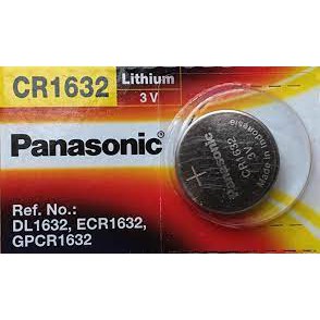 1 viên pin Panasonic 3V CR1632 dùng thay cho đồng hồ, đồ chơi, thiết bị điều khiển