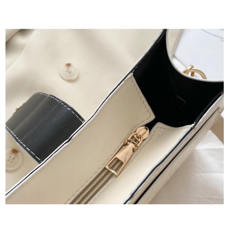 Túi kẹp nách đeo vai phối xích full màu công sở đựng vừa điện thoại DIOMI thời trang mẫu mới 2021