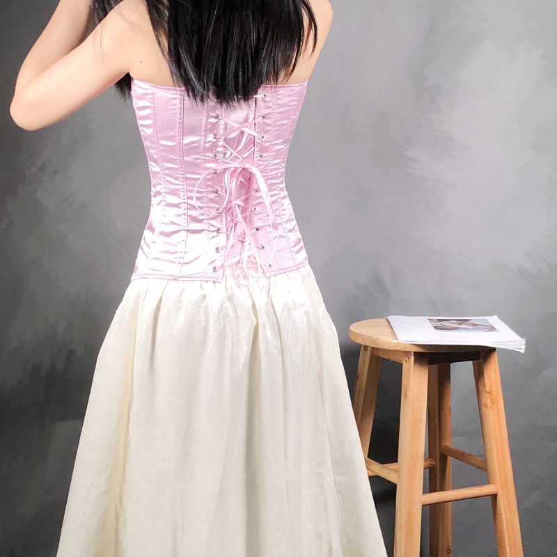 Áo Ống Lửng Không Dây Phối Ren Gợi Cảm Cho Nữ