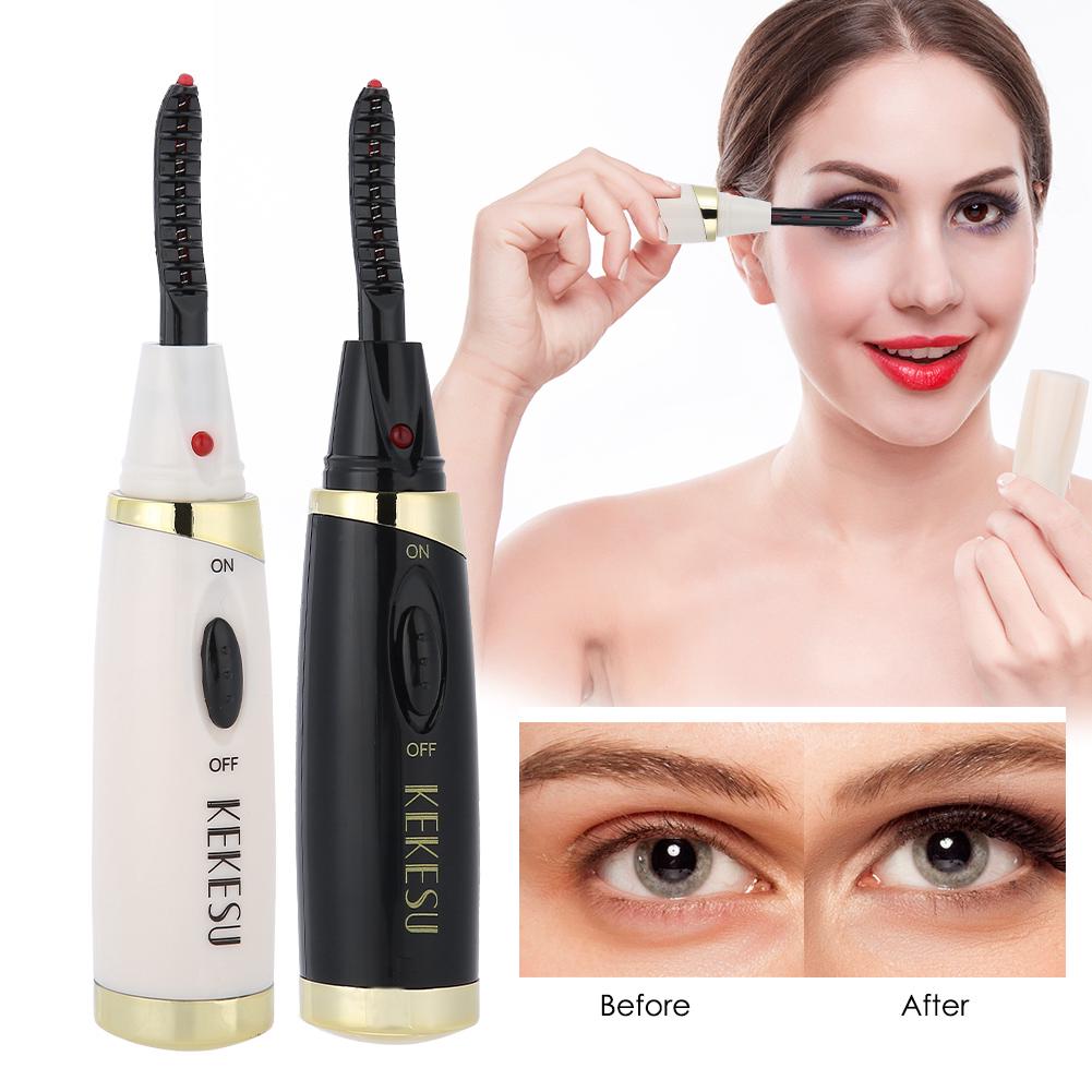 [Hàng mới về] Dụng cụ mascara mini điện uốn cong và dày mi tiện lợi