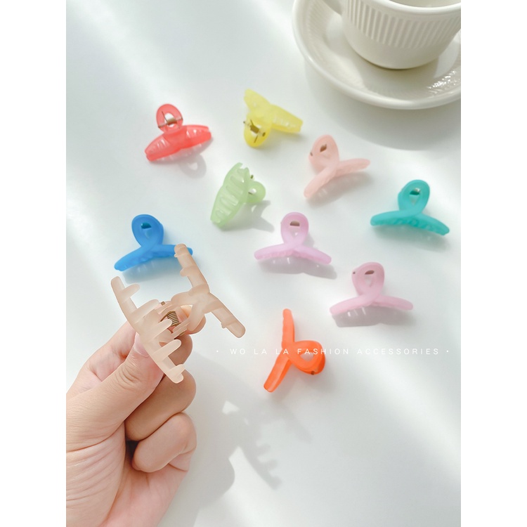 Kẹp tóc nhỏ màu kẹo phong cách hàn quốc thời trang cho nữ