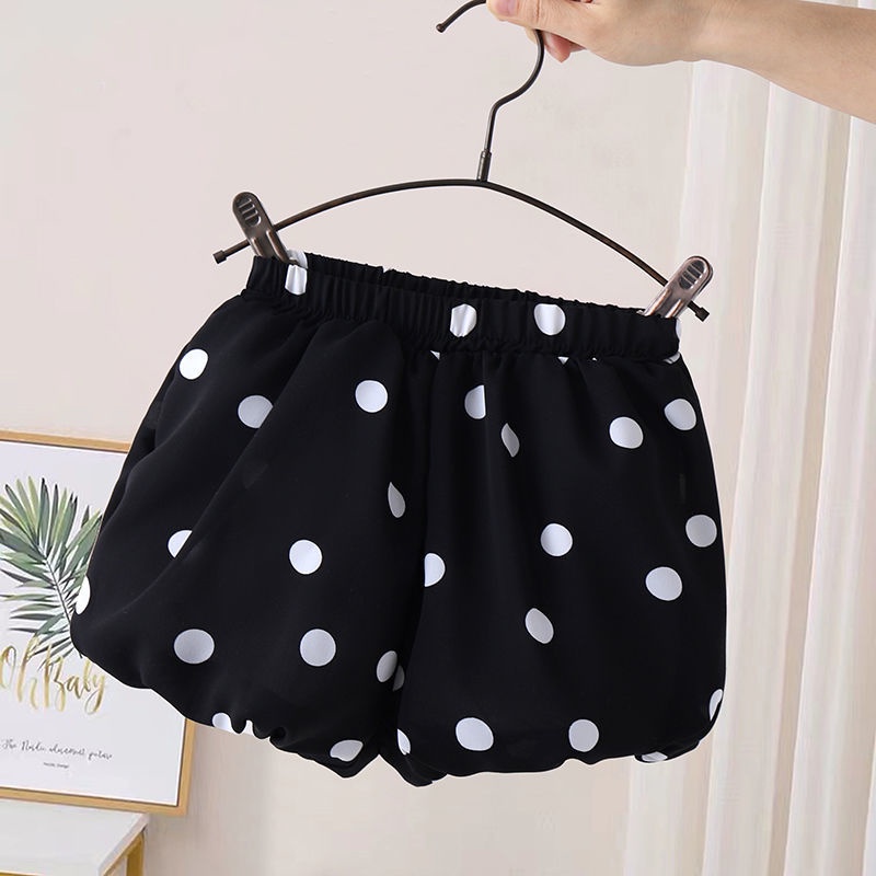 Quần Short Dáng Rộng Thiết Kế Mới Thời Trang Mùa Hè Theo Phong Cách Hàn Quốc Cho Bé Gái