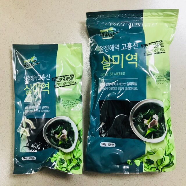 Rong biển khô Wakame 50gr/100gr Hàn Quốc