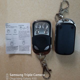 2 remote điều khiển học lệnh tần số 433 mhz