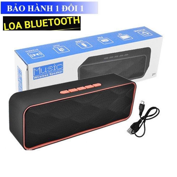 loa nghe nhạc không dây mini ,loa nghe nhạc hay ,kèm đài fm ,loa bluetooth sc211