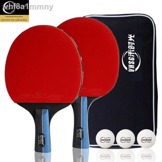[Siêu Sale]✖VHSG Untimed Table Tennis Four-Star Five-Star Six-Star Double Shooting Set Bắn ngang chuyên nghiệp Vợt bóng