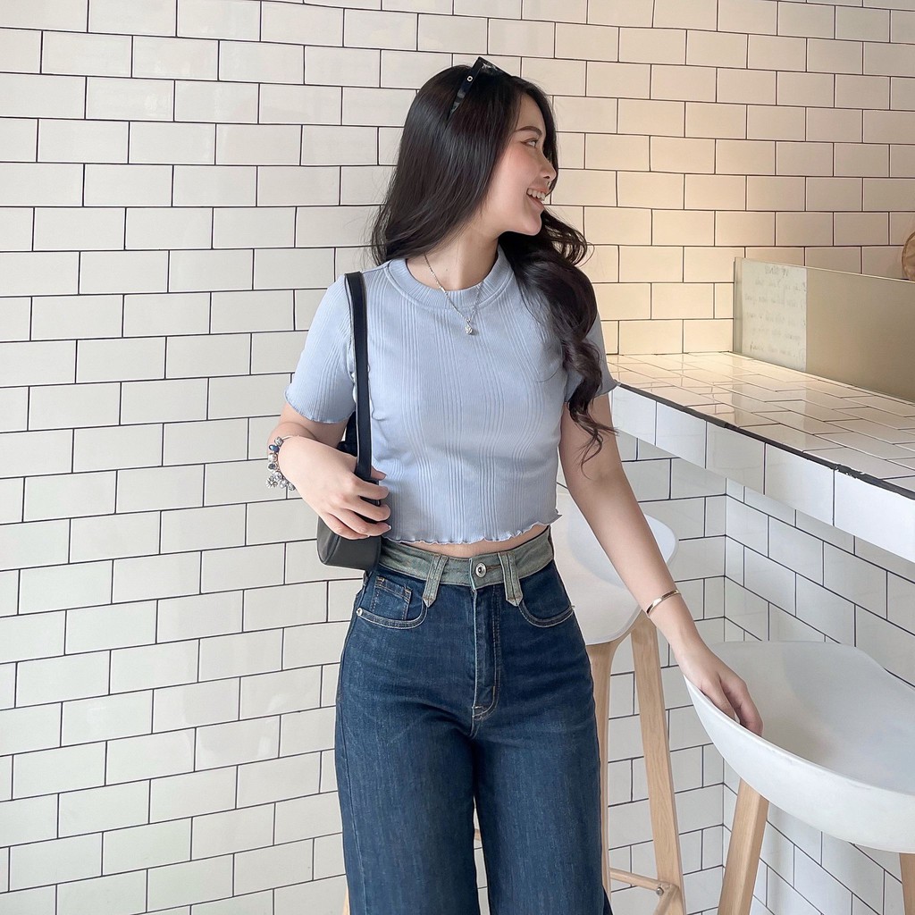 QUẦN JEANS ỐNG SUÔNG BASIC ZAREEN JEA119 XANH ĐẬM | BigBuy360 - bigbuy360.vn