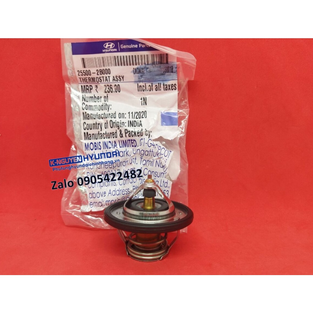 [Chính hãng] Van hằng nhiệt cho xe Kona,Tucson 2016~2018, Cerato 2013 đến nay, Elantra/Avante 2006, 