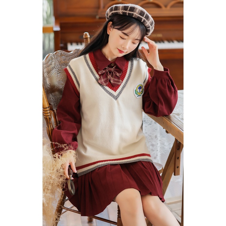 Áo Gile Len Nữ Kiểu Hàn Basic, Áo Len Gile Mỏng Trơn Vintage Quảng Châu Phong Cách Dễ Thương Cực Xinh | BigBuy360 - bigbuy360.vn