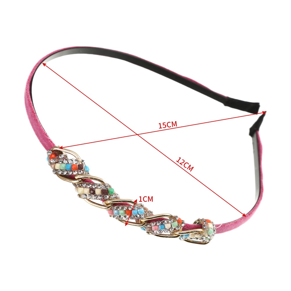 Cài tóc HAIMEIKANG thiết kế đơn giản đính hạt đá cá tính cổ điển thời trang