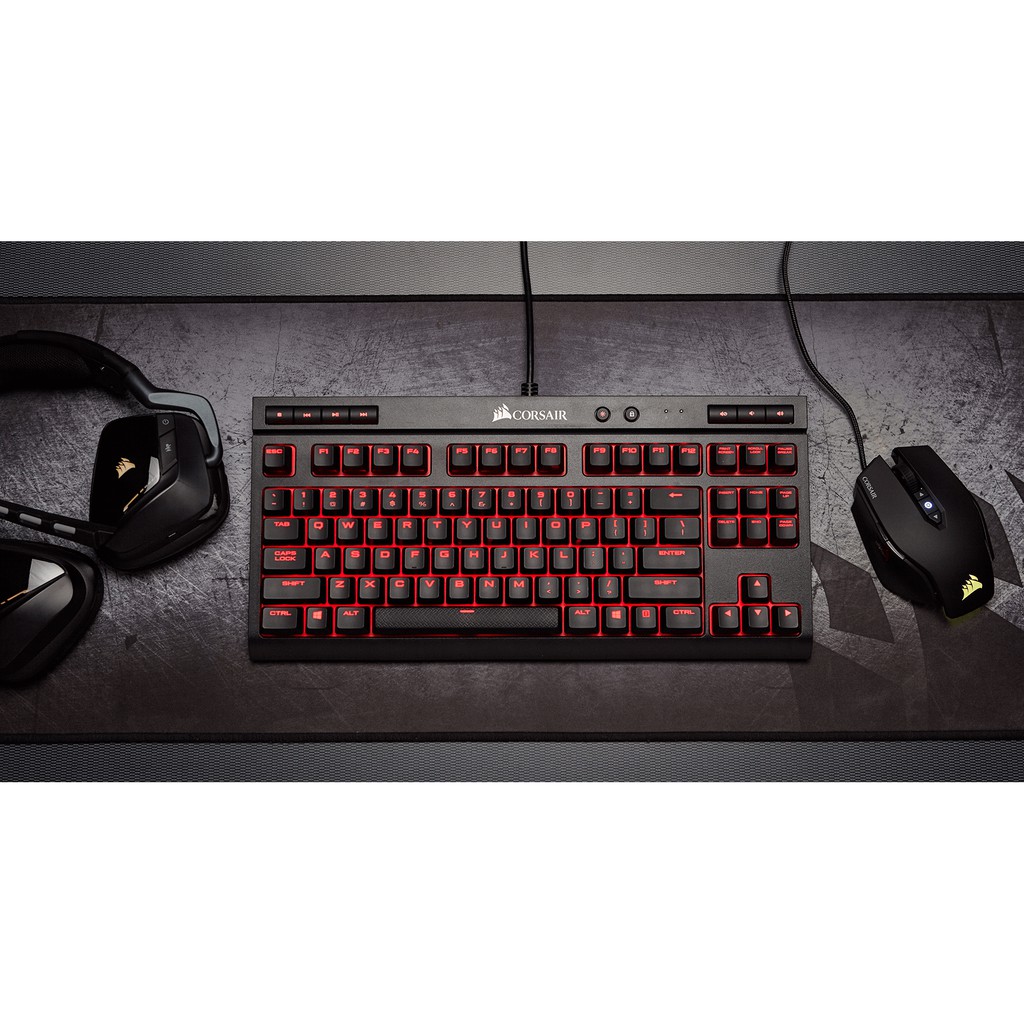 Bàn phím cơ Corsair K63 Red switch - Hàng chính hãng