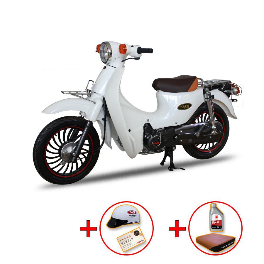 Xe CUB 81 TAYA Minion (Trắng) Luxury