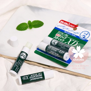 SON DƯỠNG MÔI OMI MENTHOLATUM  MEDICATED LIP STICK XD NỘI ĐỊA NHẬT