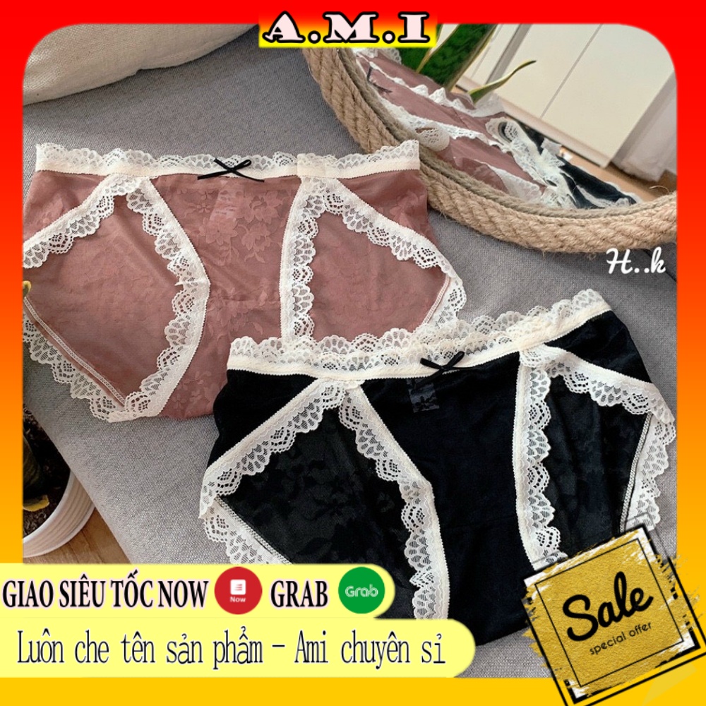Quần lót nữ gấm , quần lót sexy cao cấp - Ami chuyên sỉ