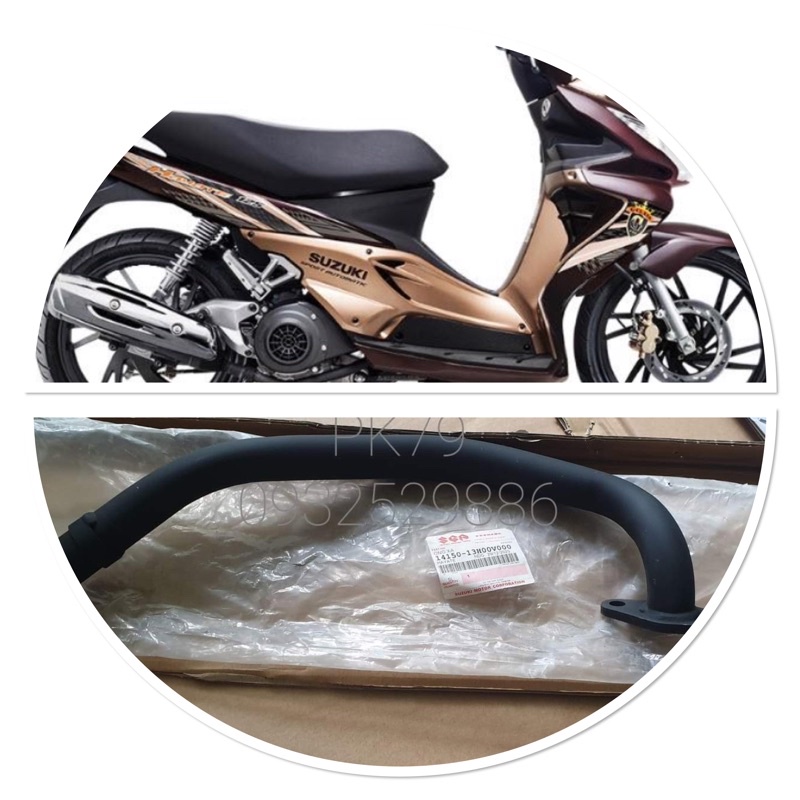 Cổ pô  cho dòng xe hayate sc 125