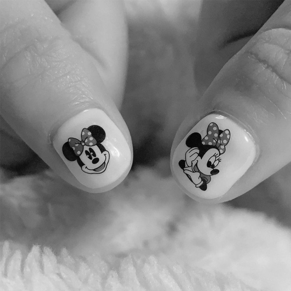 Miếng Dán Trang Trí Móng Tay Hình Chuột Mickey Dễ Thương DIY
