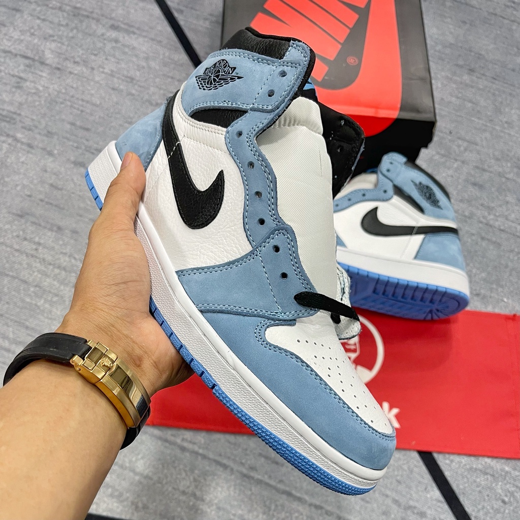[GeekSneaker] Giày Jordan 1 High University Blue - Phiên bản TC | BigBuy360 - bigbuy360.vn