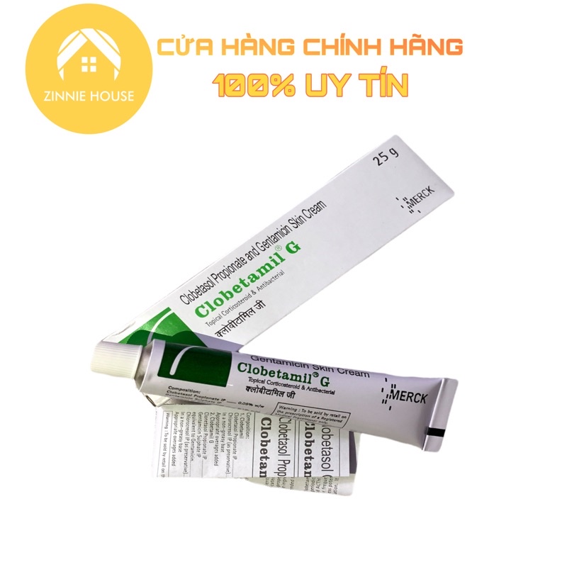 Tuýp kem mờ nám, tàn nhang, mụn Clobetamil 25gr