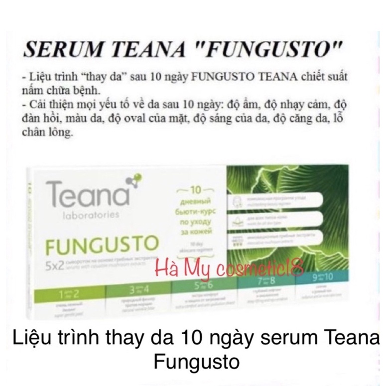 Serum Liệu Trình Thay Da 10 Ngày Teana Fungusto