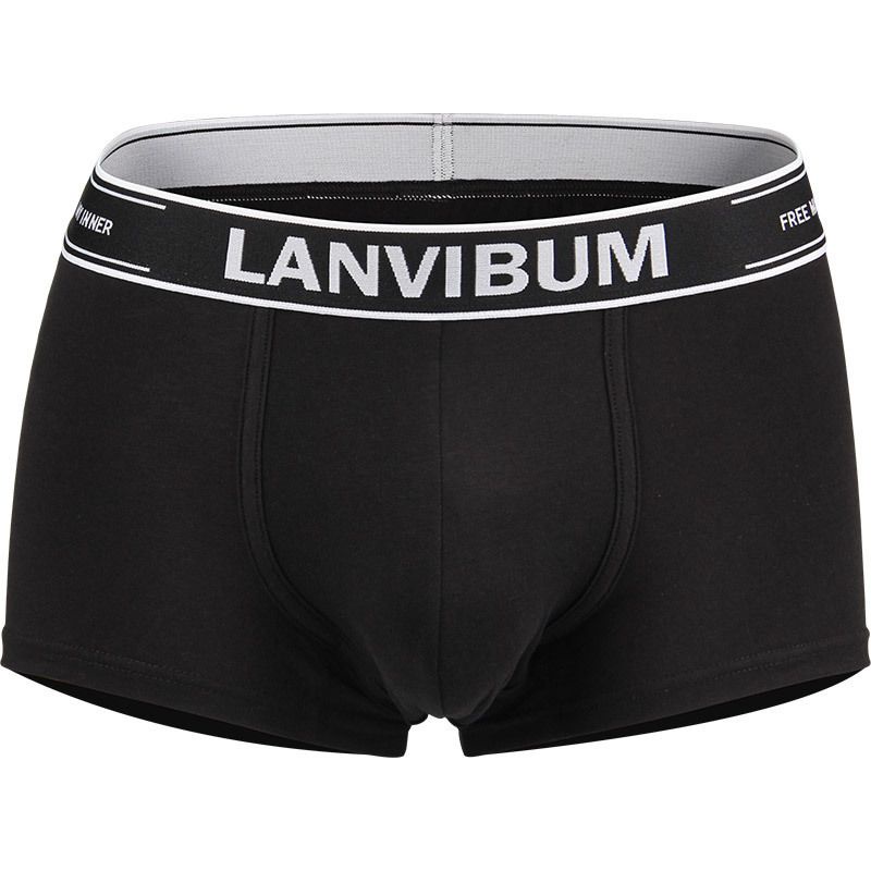 Quần lót Boxer LANVIBUM Thun Cotton Cap Cấp - Sịp Đùi Nam LANVIBUM BLV01