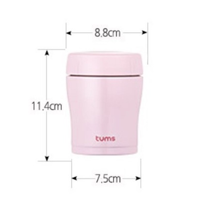 Bình ủ cháo giữ nhiệt tiện dụng Tums Macaron Hàn Quốc 300ml