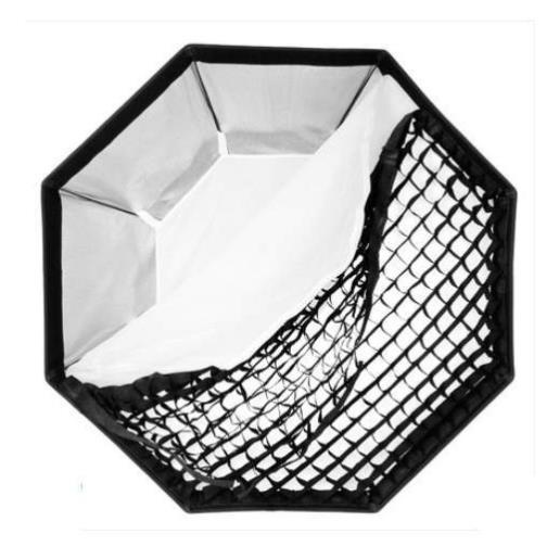 Softbox ngàm bowen bát giác 95cm - 120cm + grip tổ ong