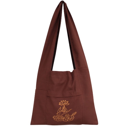 Túi vải Phật tử  - Đãi vải Quý Thầy chất liệu vải xịn có lớp bên trong 41x35cm