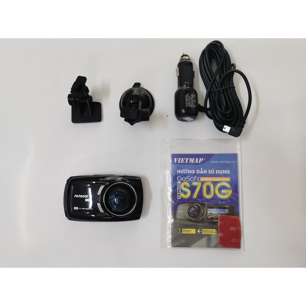 Camera hành trình Vietmap PAPAGO GoSaFe S70G, cảnh báo giao thông, mini bản đồ Vietmap, hàng chính hãng. | BigBuy360 - bigbuy360.vn