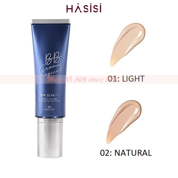 KEM NỀN BB - VACOSI - NATURAL MAGICAL BB CREAM SPF30/PA+++ 45ML