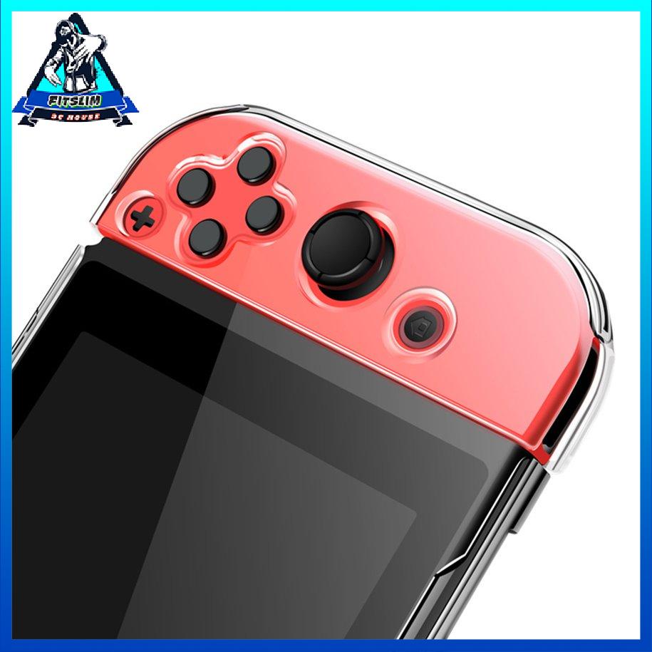 Đối với Nintendo Switch Protect Vỏ hộp chống hư hỏng &amp; bụi pha lê trong suốt [8/24]